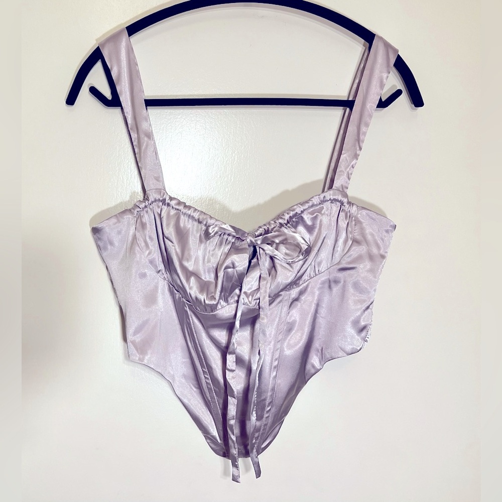 Duchess Lavender Lilac corset like top